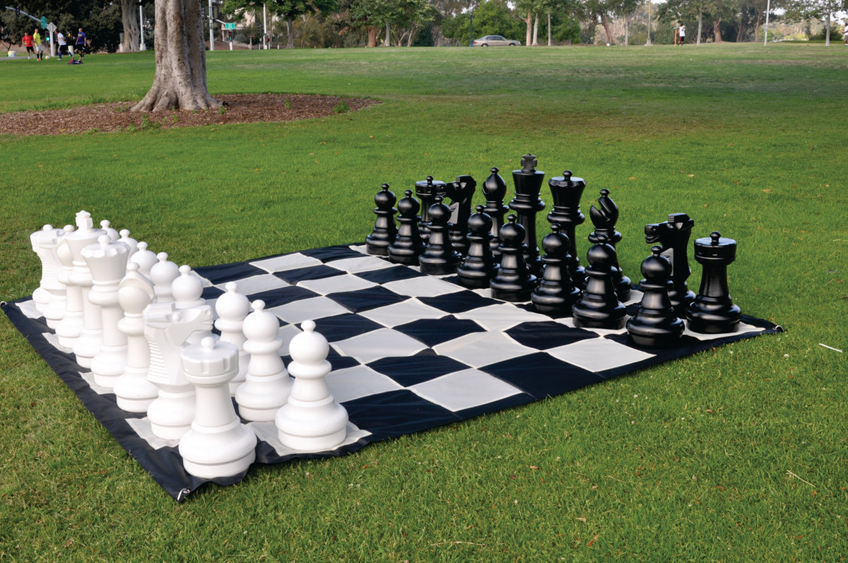 CustomGameSource Giant Outdoor Chess Game & Reviews Wayfair